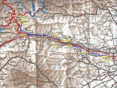 Map Ciclostrada Val Susa