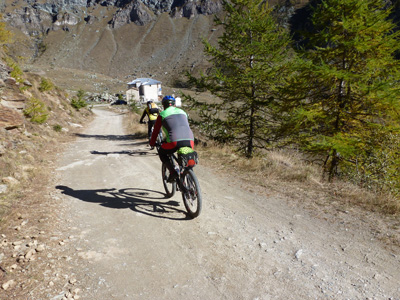 Arrivo al rifugio