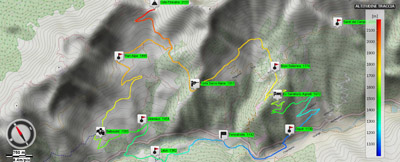 Map Fenestrelle-Colle Finestre