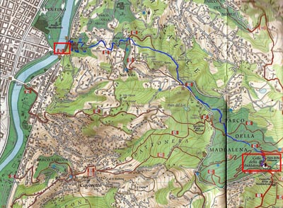 Map Colle Maddalena