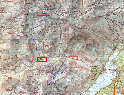 Map Piz Lagrev