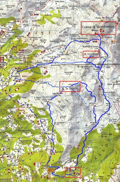 Map Torretta
