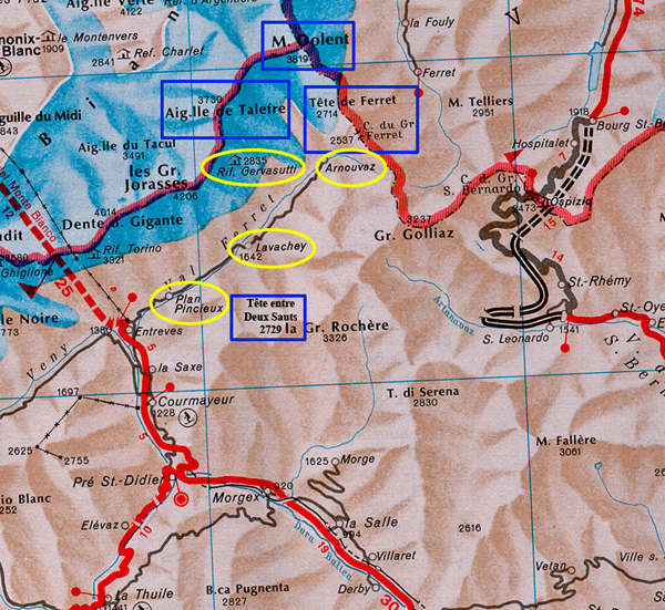 Map Val Ferret