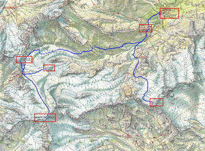 Map Monte Cevedale