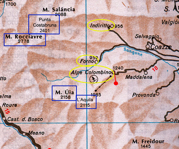 Map Val Sangone
