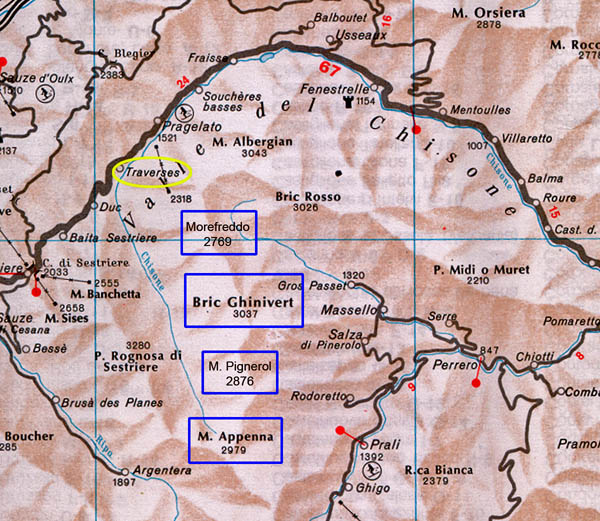 Map Val troncea