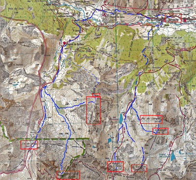 Map Porte Cristol