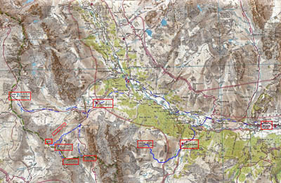 Map Crête Baude