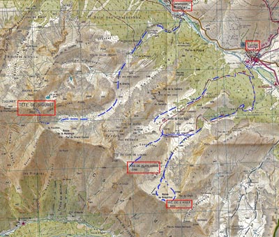 Map Tête Longe
