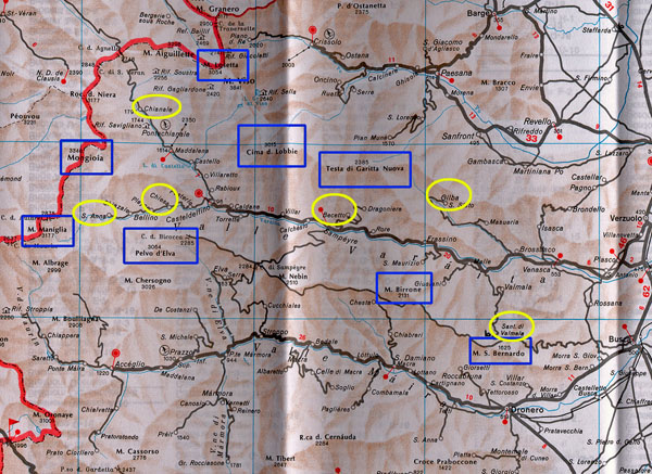 Map Valle Varaita