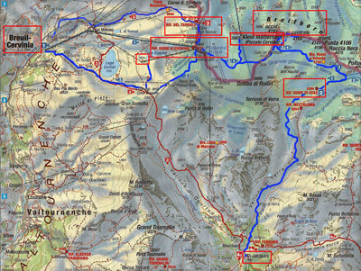 Map Colle Teodulo