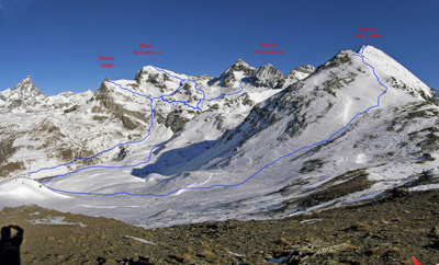 Map Roisetta, Petit Tormalin, Falinere