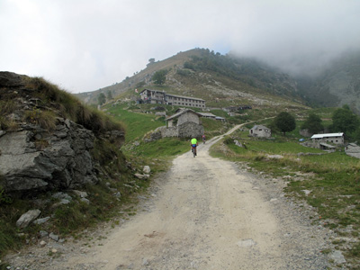 In vista del rifugio